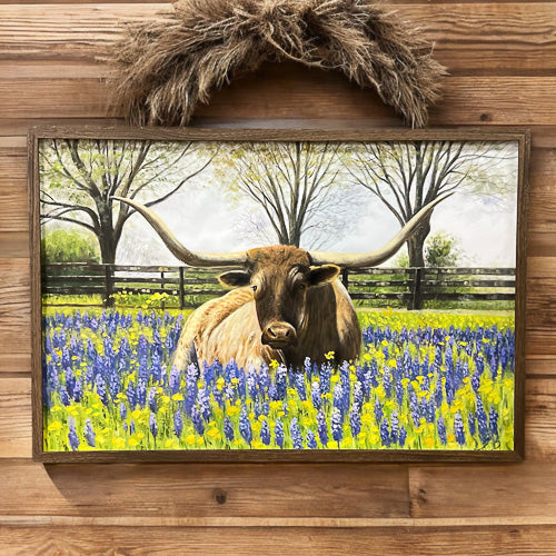 Longhorn Painting