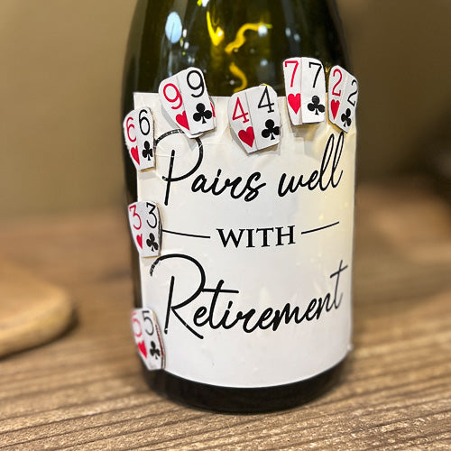Retirement Wine Bottle Light