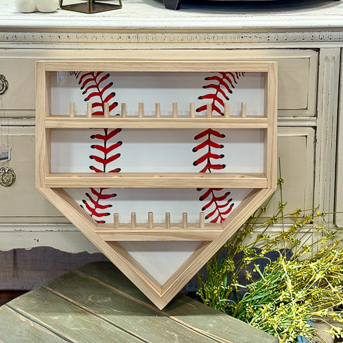 Home Plate Baseball Ring Display