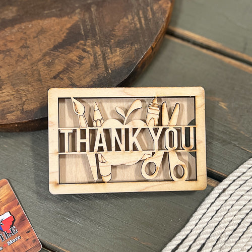 Wooden Gift Card Holder