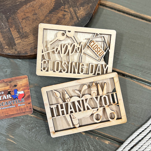 Wooden Gift Card Holder