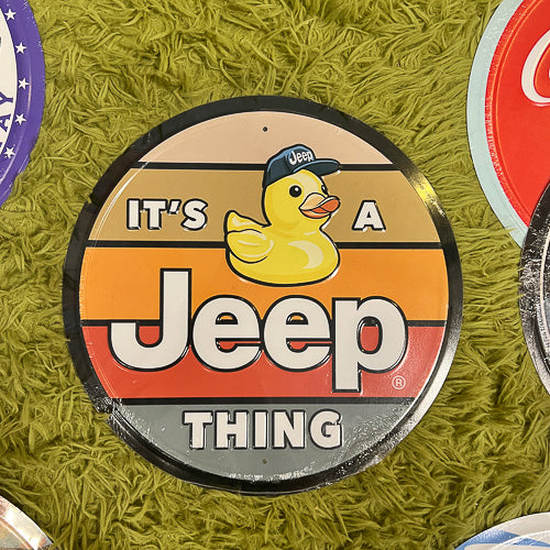 Round Metal Sign