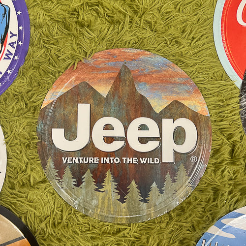 Round Metal Sign