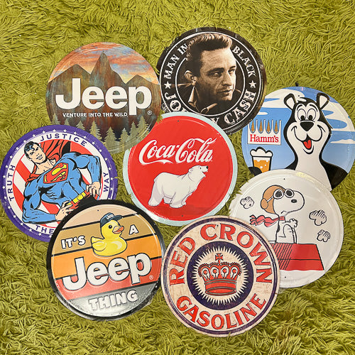 Round Metal Sign
