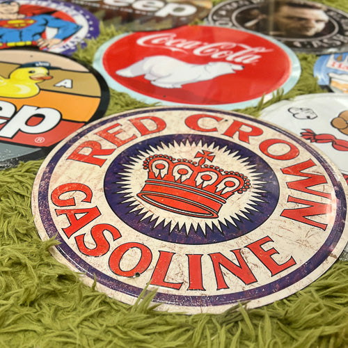 Round Metal Sign