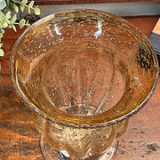 Gold Bubble Glass Bowl
