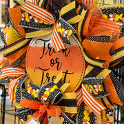 Trick Or Treat Wreath
