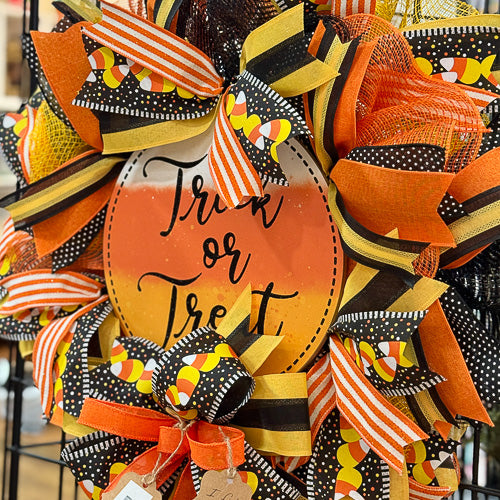 Trick Or Treat Wreath