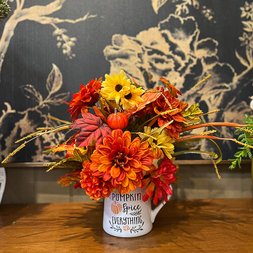 Pumpkin Spice Mug Arrangement