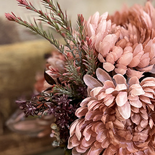 Mauve Floral Mug Arrangment