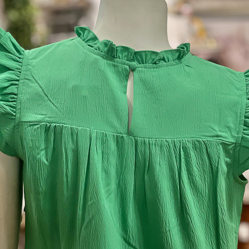 Green Smocked Dress