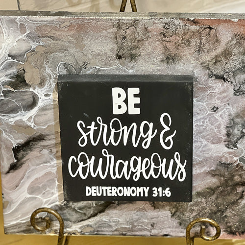 Deuteronomy 31:6 Wall Decor