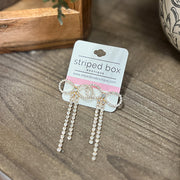 Dangle Bow Earrings