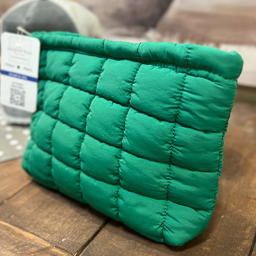 Puff Quilted Clutch Bag
