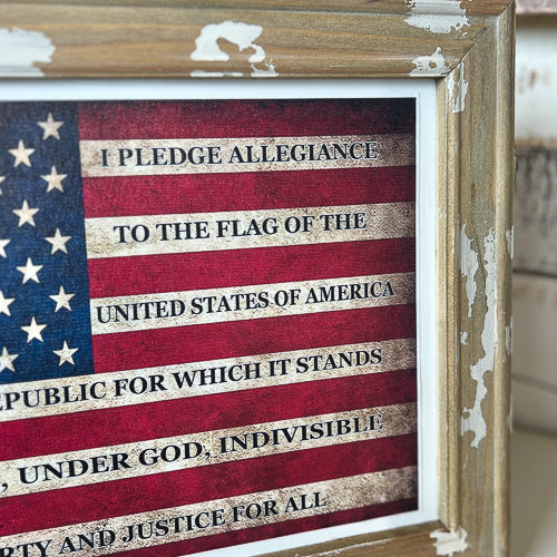 American Pledge Sign