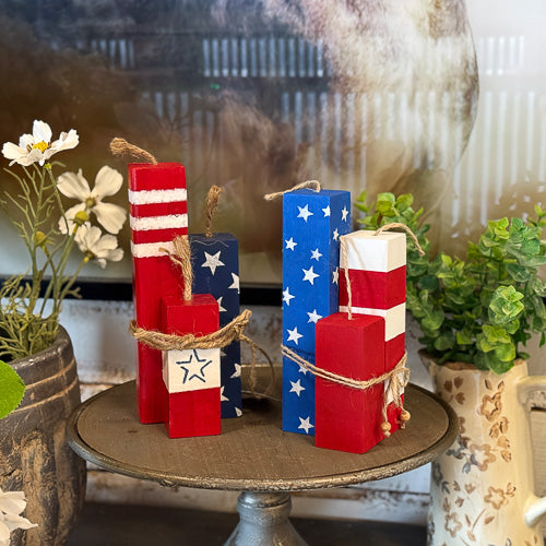 Wooden Fireworks Set