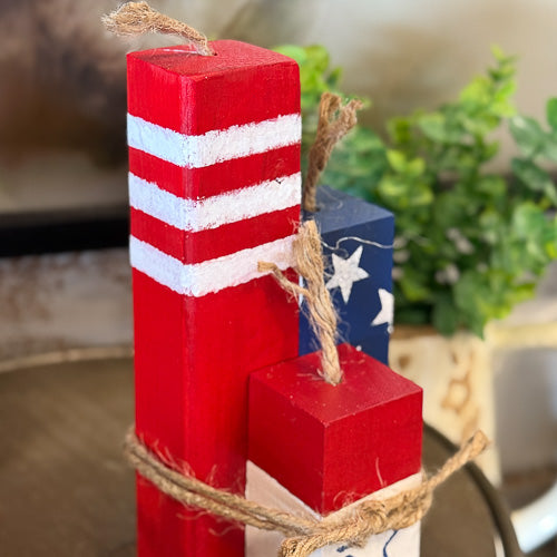 Wooden Fireworks Set