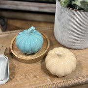 Small Ceramic Pumpkin