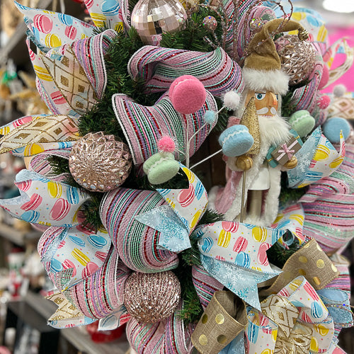 Pastel Nutcracker Wreath