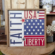 Faith & Liberty Sign