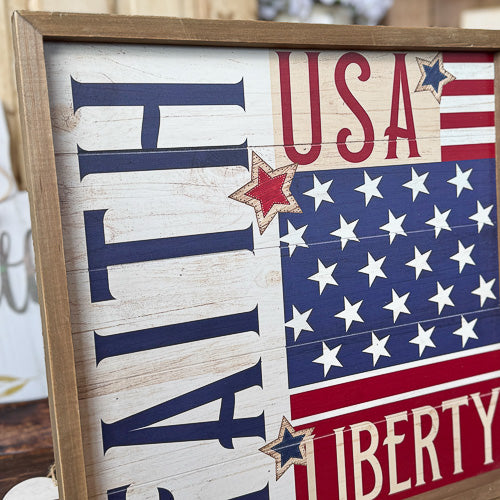 Faith & Liberty Sign