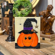 Pumpkin Block Acrylic Art