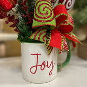 Grinch Joy Mug Arrangement