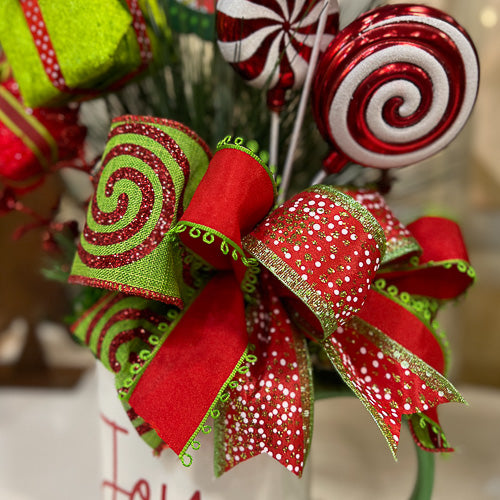 Grinch Joy Mug Arrangement