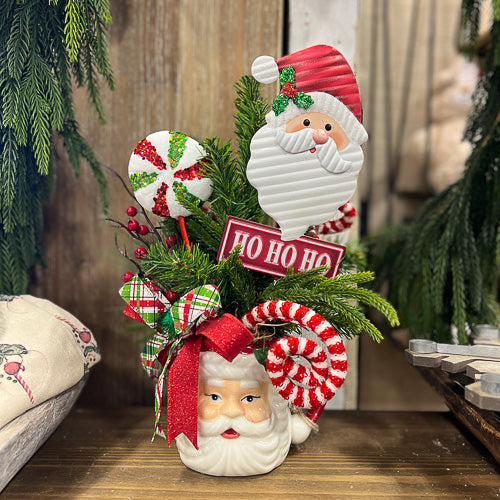 Santa Mug Arrangement