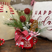 Hot Cocoa Mug Arrangement