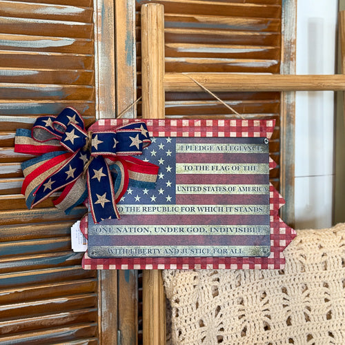 Pledge of Allegiance Sign