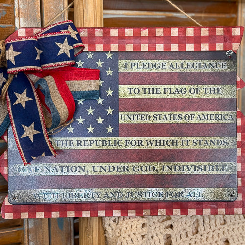 Pledge of Allegiance Sign