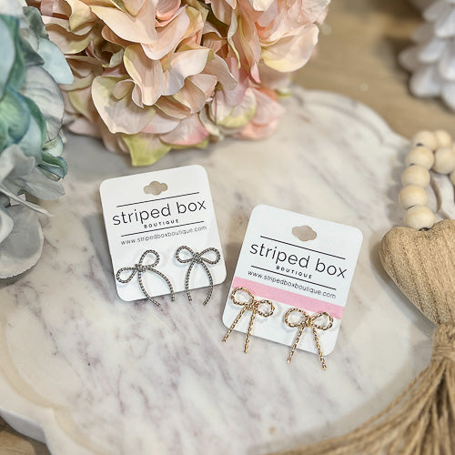 Rope Bow Earrings