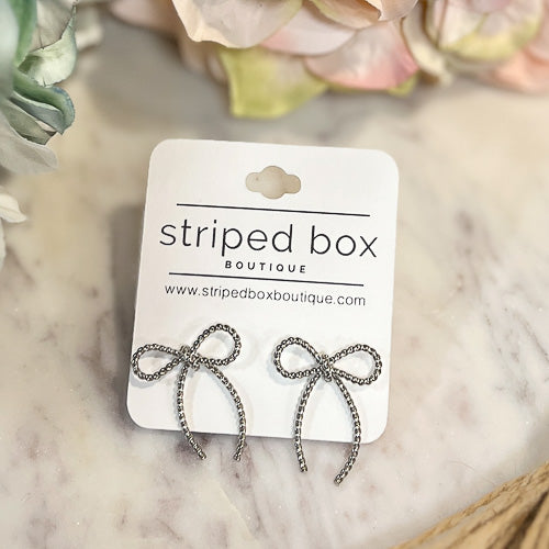Rope Bow Earrings