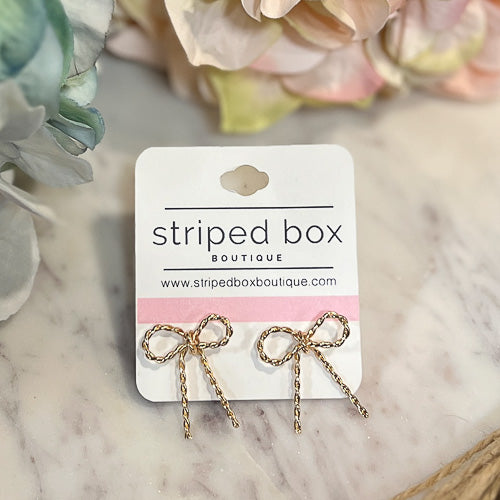 Rope Bow Earrings