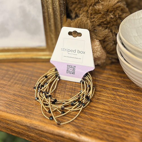 Guitar String Beaded Bracelets