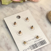 3 Pack Bow Earrings
