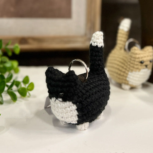 Crochet Cat Key Chain