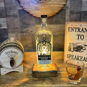 Heaven's Door Whiskey Bottle Lamp