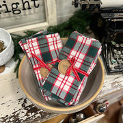 Plaid Napkins Set of 4