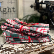 Plaid Napkins Set of 4