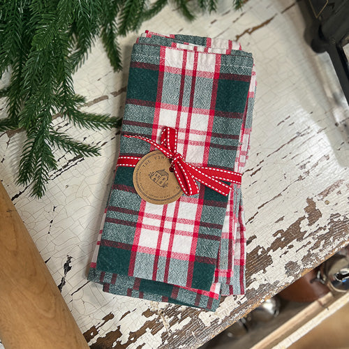 Plaid Napkins Set of 4