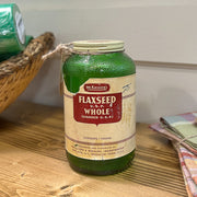 Vintage Flaxseed Jar