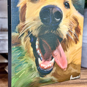 Golden Retriever Canvas Painting