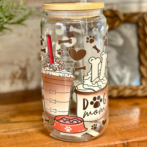 Dog Themed Glass