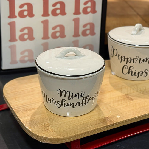 Marshmallow & Peppermints Bowl