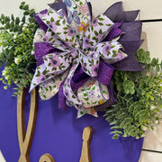 Purple Hi Door Hanger
