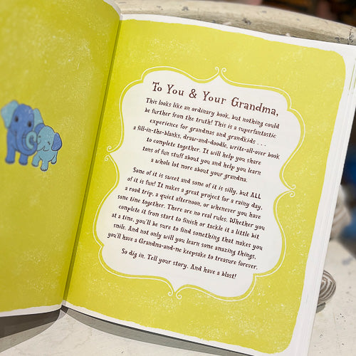 Grandma/Nana & Me Book