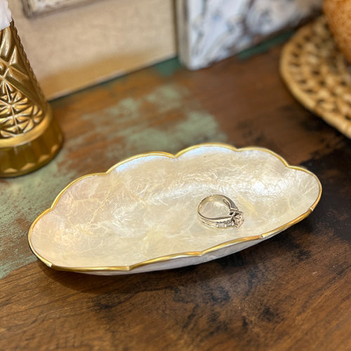 Shell Scalloped Tray