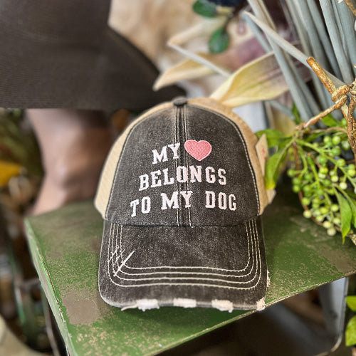 My Heart Belongs To My Dog Hat